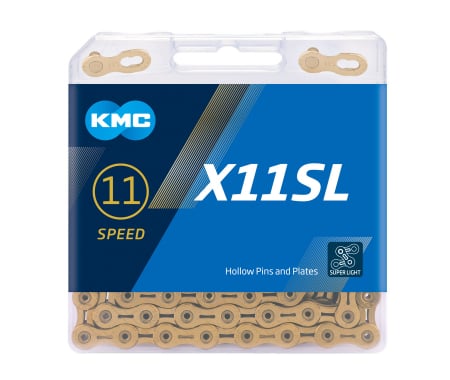 Lant Kmc X11 Sl Gold - 1/2 x 11/128 Inch, 11 Viteze, Auriu [0]