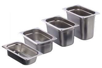 AGMA HORECA Tava inox Gastronorm GF GN 1/4 200mm [1]