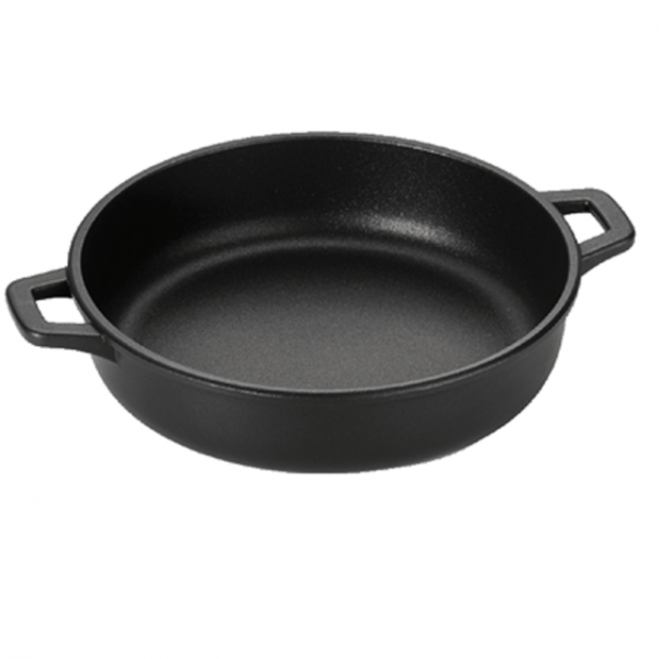 ANTIK ARS Cratita pentru copt rotunda 24xh6,5cm cu manere, aluminiu, strat antiaderent [1]