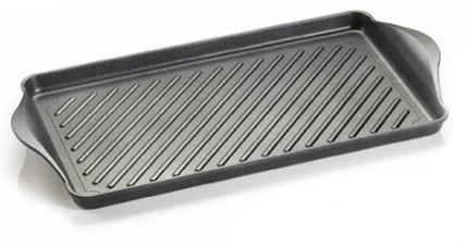 ANTIK ARS Tava grill pentru copt 58x30xh5cm cu manere, aluminiu, strat antiaderent [1]