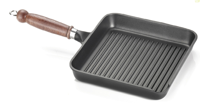 ANTIK ARS Tigaie grill 27x27xh4cm, aluminiu, strat antiaderent  [1]