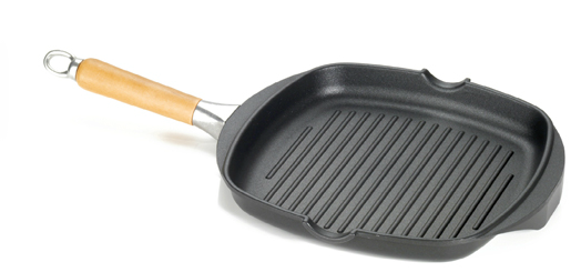 ANTIK ARS Tigaie grill 28x28xh5cm, aluminiu, strat antiaderent  [1]