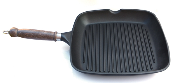 ANTIK ARS Tigaie grill 29x29xh4,5cm, aluminiu, strat antiaderent [1]
