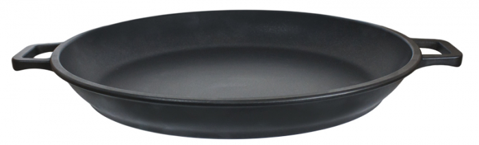 ANTIK ARS Tigaie pentru paella rotunda 38xh5cm cu manere, aluminiu, strat antiaderent [1]