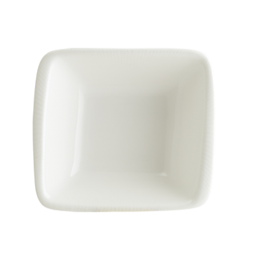 BONNA IRIS Bol patrat din portelan, 8x8,5cm, alb (IRSWH MOV 10KS) [1]