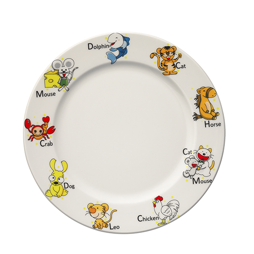 BONNA KIDS Farfurie intinsa portelan pentru copii, D25cm (KIDS BNC 25DZ) [1]