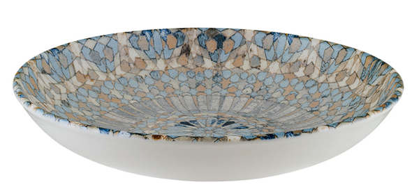 BONNA LUCA MOSAIC Farfurie adanca din portelan, D23cm, 1000ml (S-MT-LUCMZ BLM 23CK) [1]