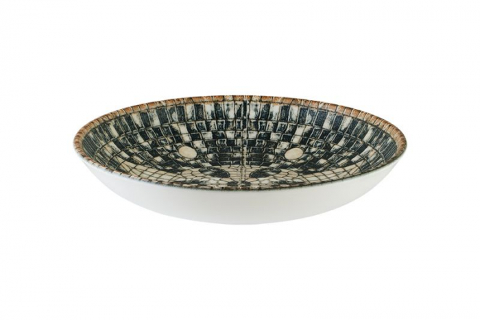 BONNA MESOPOTAMIA Farfurie portelan adanca MOSAIC BLACK 23cm, 1000ml (S-MT-MZPMB BLM 23CK) [2]