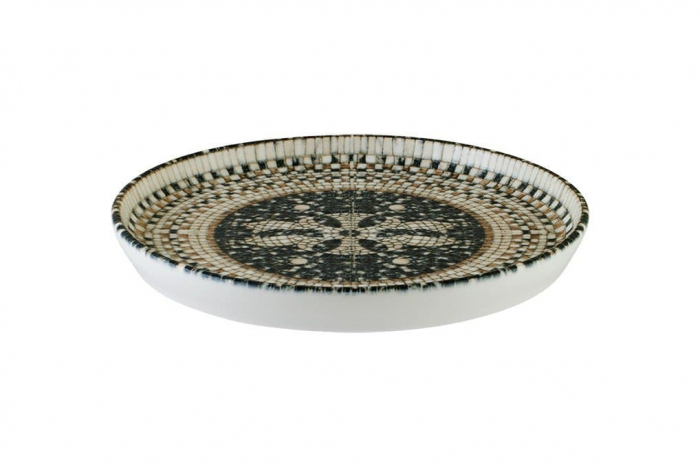 BONNA MESOPOTAMIA MOSAIC BLACK Farfurie Gourmet portelan 19cm (S-MT-MZPMB GRM 19DZ) [2]
