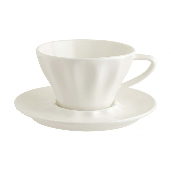 BONNA RAW Farfurioara portelan D16cm pentru cesti ceai/cafea de 235ml/320ml/345ml (RAW 02KT) [2]