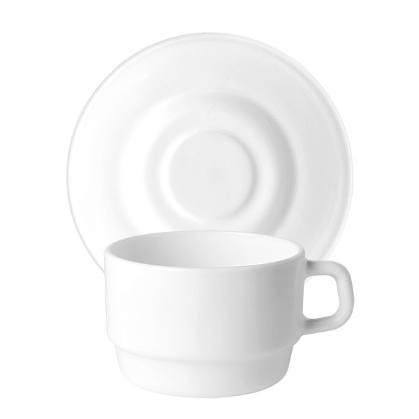 BORMIOLI PERFORMA Ceasca cu farfurioara pentru ceai 280ml [1]