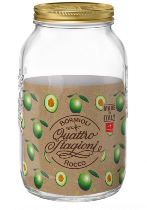BORMIOLI QUATTRO STAGIONI Borcan cu capac 3910ml (3.57765) [1]