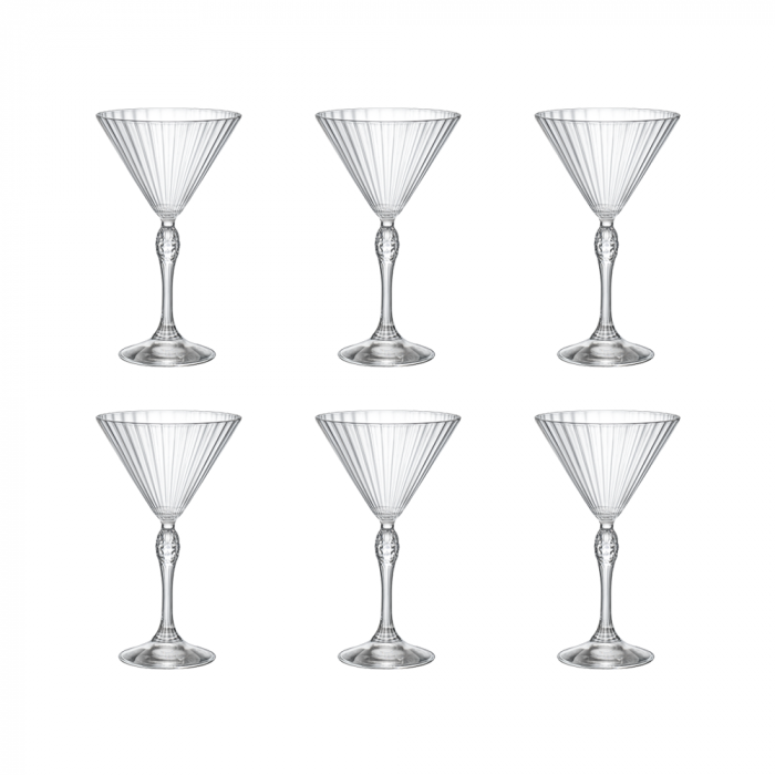 BORMIOLI ROCCO AMERICA '20S Set 6 pahare cocktail MARTINI 250ml [1]