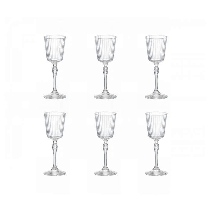BORMIOLI ROCCO AMERICA '20S Set 6 pahare lichior CORDIAL 80ml [1]