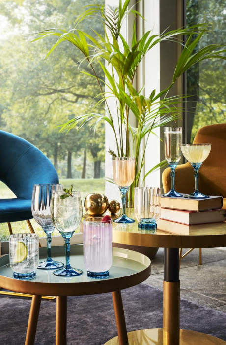 BORMIOLI ROCCO FLORIAN BLUE Set 6 pahare cocktail, 245ml, D7,2xh19,7cm [3]