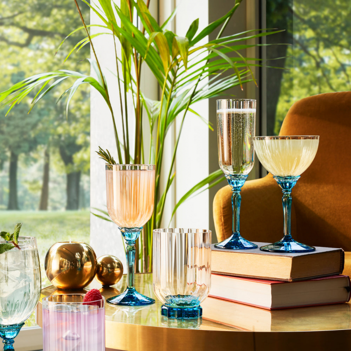 BORMIOLI ROCCO FLORIAN BLUE Set 6 pahare cocktail, 245ml, D7,2xh19,7cm [2]