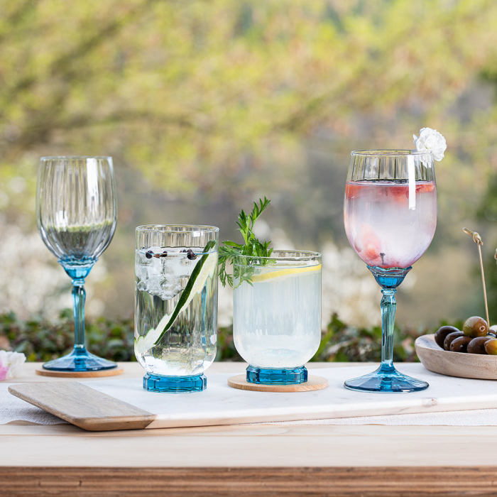 BORMIOLI ROCCO FLORIAN BLUE Set 6 pahare long drink, 430ml, D7,3xh14,1cm [3]