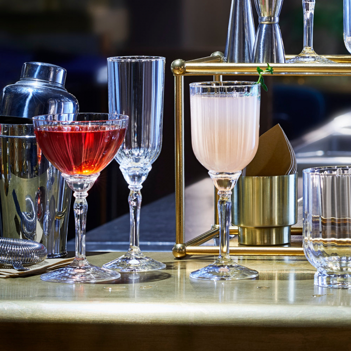 BORMIOLI ROCCO FLORIAN Set 6 pahare martini, sampanie, 240ml, D9,7xh16,4cm [2]