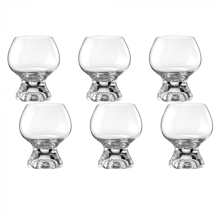 CRYSTALEX GINA Set 6 pahare pentru coniac 250ml, Bohemia Cristal [1]