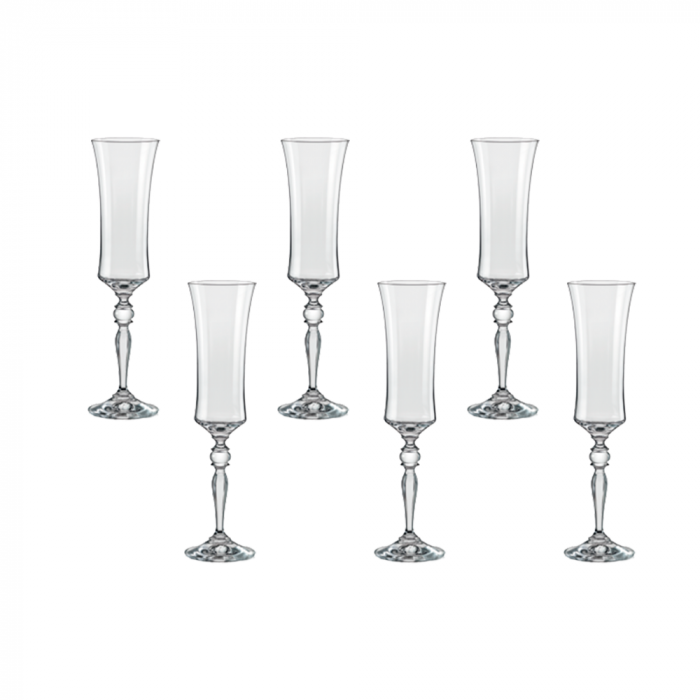 CRYSTALEX GRACE Set 6 pahare vin spumant/sampanie 190ml, Bohemia Cristal [1]