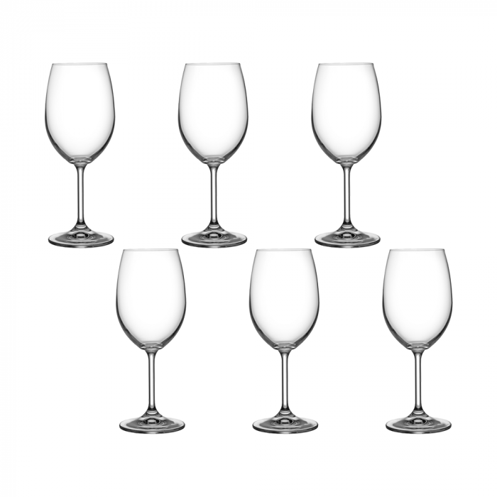 CRYSTALEX LARA Set 6 pahare pentru vin 450ml, Bohemia Cristal [1]