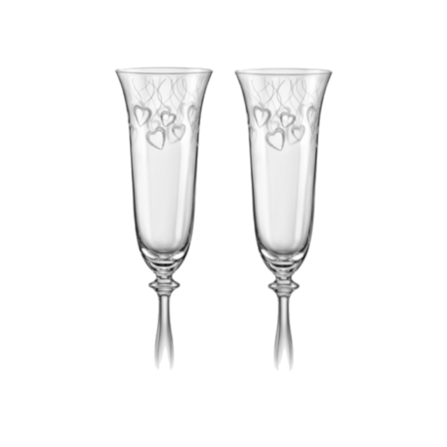 CRYSTALEX LOVE Set 2 pahare mire si mireasa 190ml, Bohemia Cristal [1]