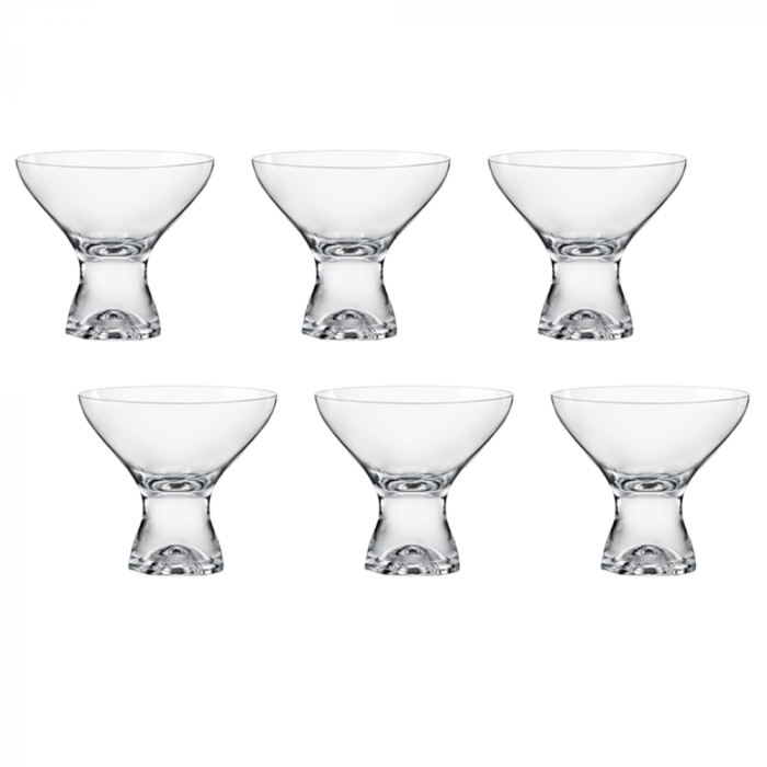 CRYSTALEX SAMBA Set 6 pahare pentru cocktail sau sampanie 330ml, Bohemia Cristal [1]