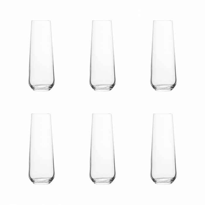 CRYSTALEX SANDRA Set 6 pahare long drink/sampanie, 250ml, sticla, Bohemia Crystal [1]