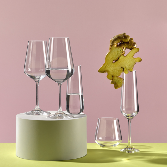 CRYSTALEX SANDRA Set 6 pahare long drink/sampanie, 250ml, sticla, Bohemia Crystal [4]