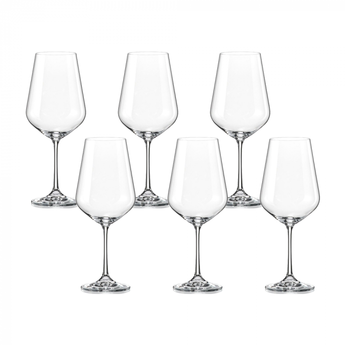 CRYSTALEX SIESTA Set 6 pahare pentru vin/apa 400ml, Bohemia Cristal [1]