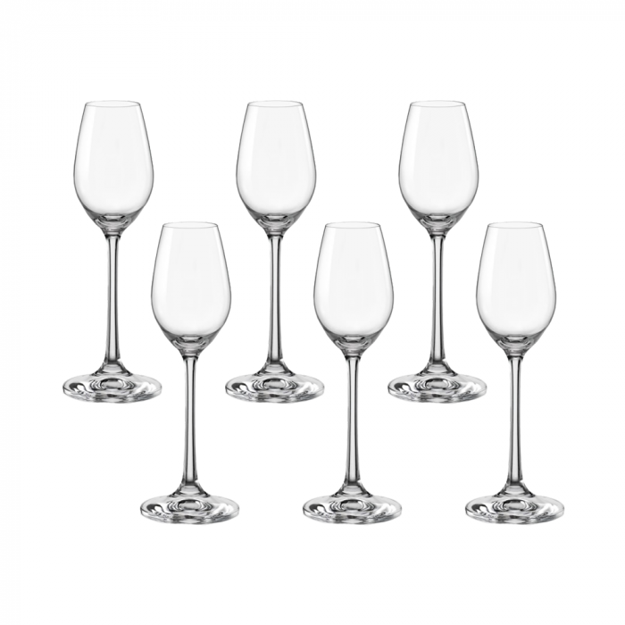 CRYSTALEX VIOLA Set 6 pahare pentru lichior 60ml, Bohemia Cristal [1]