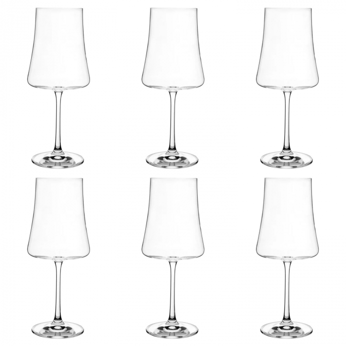 CRYSTALEX XTRA Set 6 pahare vin rosu Burgundy, 560ml, sticla, Bohemia Crystal [1]