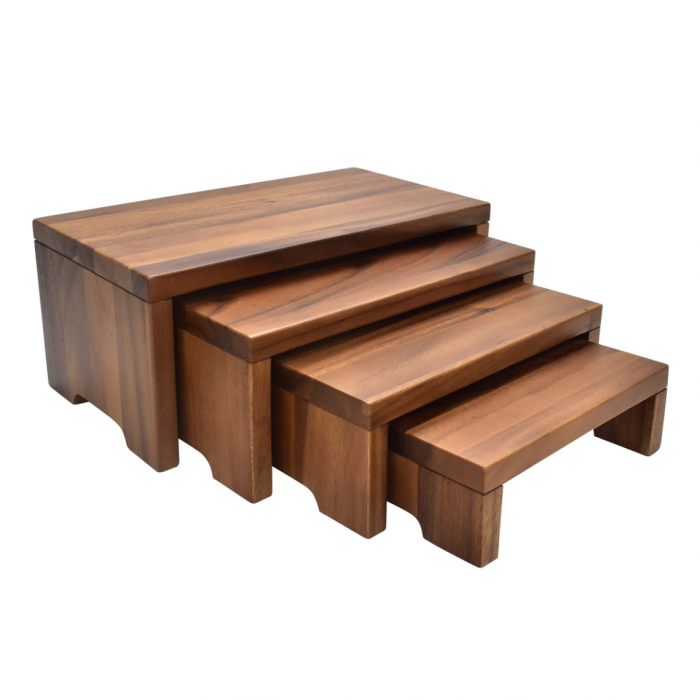 CULINARO ALAS Stand inaltator bufet, din lemn acacia, 39,9x21xh17cm, extra mare, Table Theatre [2]