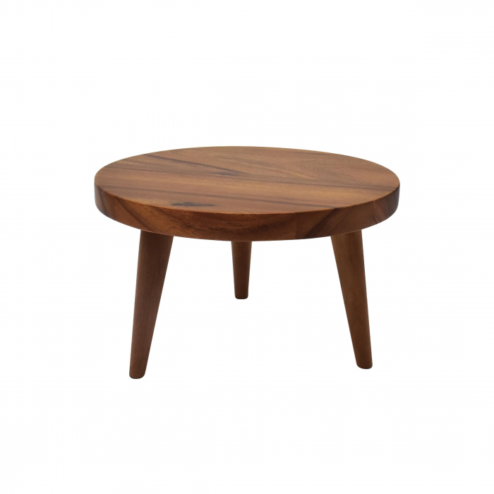 CULINARO ALAS Suport bufet pentru tort si prajituri, din lemn acacia, D28xh25cm, Table Theatre [1]