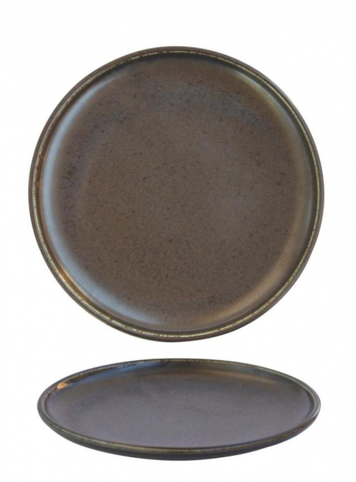 CULINARO ANTIQUE-BLACK Farfurie portelan 26cm [2]