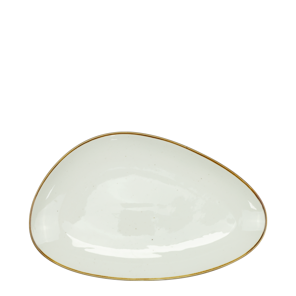 CULINARO ARIZONA GLISS Farfurie intinsa portelan triunghiulara, 23x13xh2cm [1]