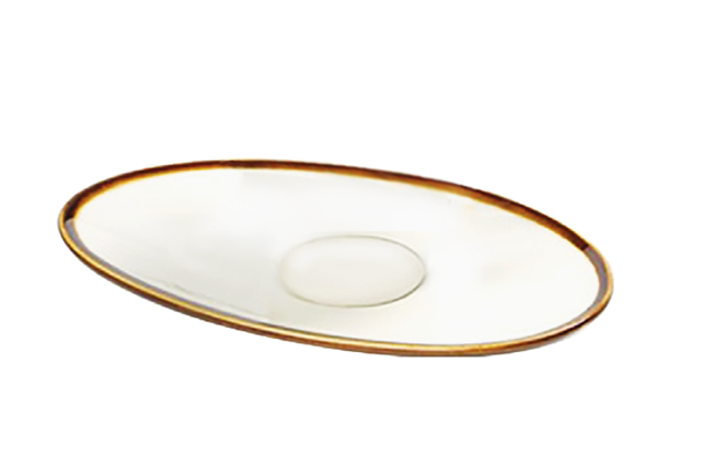 CULINARO BAILEY Farfurioara portelan pentru ceasca ceai 17cm [1]