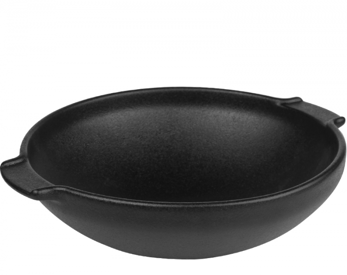 CULINARO BLACK CERAMIC Bol ramen ceramic cu manere, 24x20xh7,5cm, negru [1]