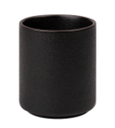 CULINARO BLACK CERAMIC Cupa ceramica, D6,5xh7,5cm, neagra [1]