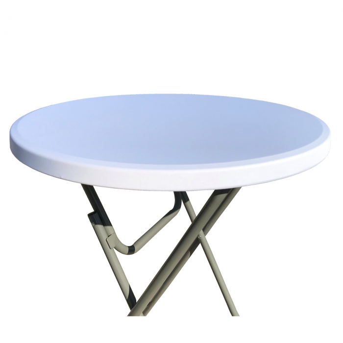 CULINARO Capac elastic alb pentru masa cocktail 80xh110cm [1]