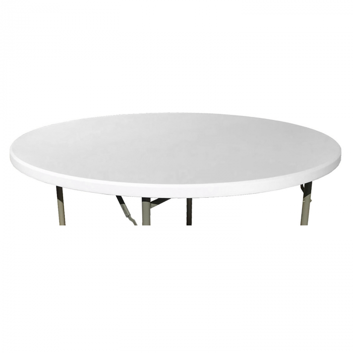 CULINARO Capac elastic alb pentru masa rotunda catering 152xh74cm [1]