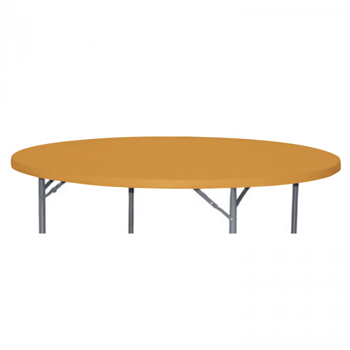CULINARO Capac elastic auriu pentru masa rotunda catering 180xh74cm [1]