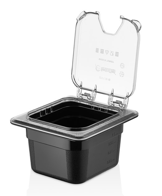 CULINARO Capac FLIP transparent pentru tava gastronorm 1/6 [1]