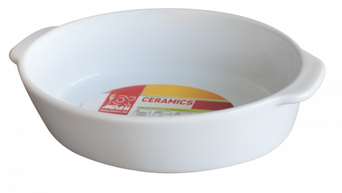 CULINARO CERAMICA Tava ceramica cu manere 20x12xh4,5cm ovala pentru cuptor (YR15169A-8) [1]