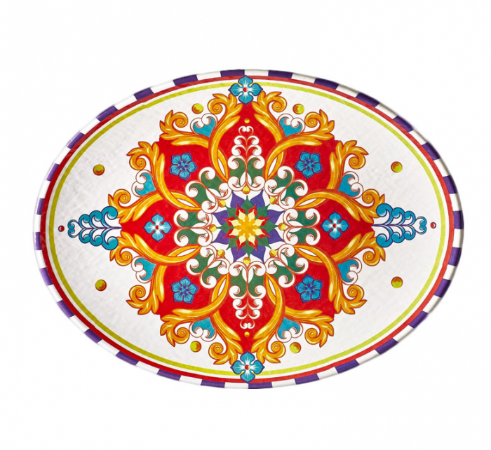 CULINARO CORDOBA Platou oval melamina, 39x29xh4,4cm [1]