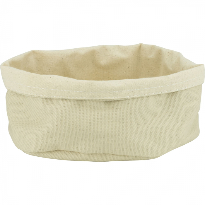 CULINARO Cos textil oval pentru paine/fructe, 25x18xh12cm, crem [1]