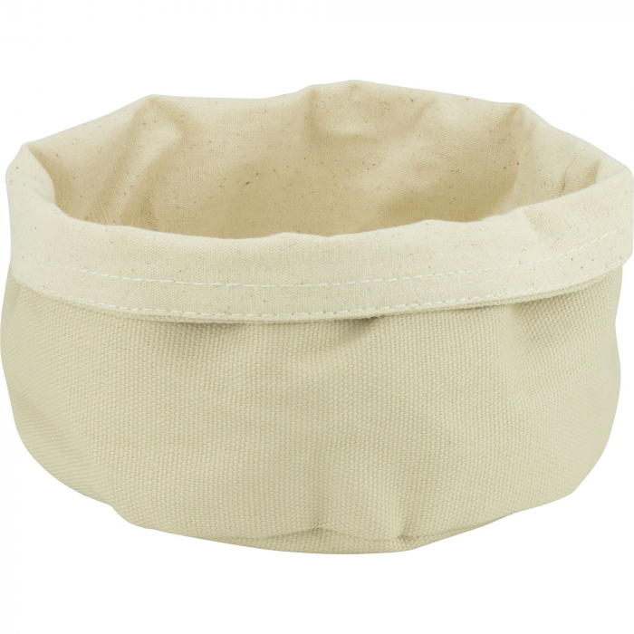 CULINARO Cos textil rotund pentru paine/fructe, D17xh11cm, crem [1]
