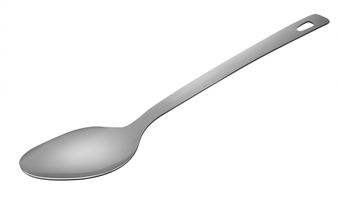 CULINARO DAISY Lingura servire monobloc, inox, 46cm [1]
