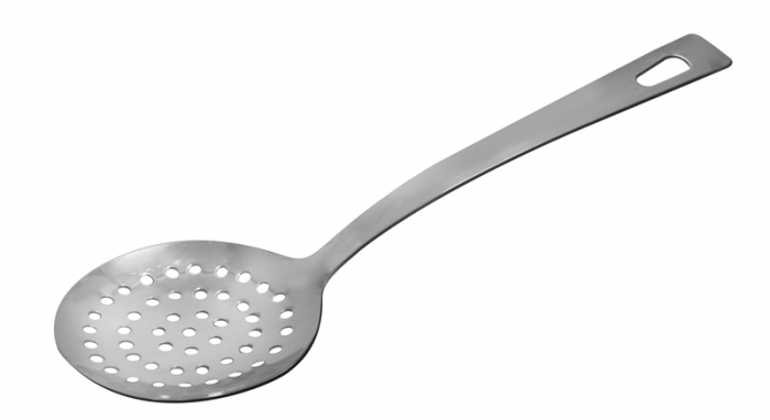 CULINARO DAISY Spumiera/lingura perforata servire, monobloc, inox [1]