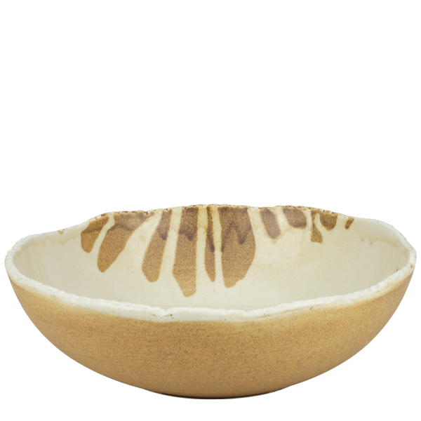 CULINARO FUJI Bol din portelan, D15xh6,5cm, bej [1]